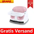 Produktbild: Praktische Babysitzerhöhung mit abnehmbaren Tablett, ideal für unterwegs, Peony
