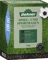 Produktbild: Dehner Saatgut Spielrasen / Sportrasen, hochwertige Rasensamen für strapazierfähigen / dichten Rasen, schnell keimend / pflegeleicht, ideal für Familiengärten & Spielflächen, 2 kg für ca. 100 m²