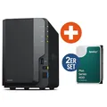 Produktbild: Synology DS223 NAS System 2-Bay 12 TB inkl. 2x 6 TB Synology HDD HAT3300-6T