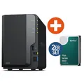 Produktbild: Synology DS223 NAS System 2-Bay 24 TB inkl. 2x 12 TB Synology HDD HAT3310-12T