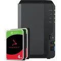 Produktbild: Synology DS223 8TB Seagate IronWolf NAS-Bundle NAS inkl. 2x 4TB Seagate IronWolf 3.5 Zoll SATA Festplatte
