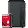 Produktbild: Synology DS223 12TB WD Red Plus NAS-Bundle NAS inkl. 2x 6TB WD Red Plus 3.5 Zoll SATA Festplatte