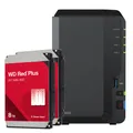 Produktbild: Synology DS223 16TB WD Red Plus NAS-Bundle NAS inkl. 2x 8TB WD Red Plus 3.5 Zoll
