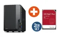 Produktbild: Synology Diskstation DS223 NAS System 2-Bay inkl. 2x 6TB WD Red Plus WD60EFPX