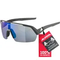 Produktbild: ALPINA TURBO HR Q-LITE - Wasserabweisende, Kontrastverstärkende & Beschlagfreie Sport- & Fahrradbrille Mit 100% UV-Schutz Für Erwachsene, black matt, One Size