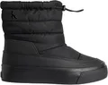 Produktbild: Calvin Klein Damen Mid Boot Stiefel Snowboot Nylon Mix mit Plateau, Schwarz (Triple Black), 40