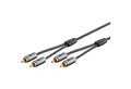 Produktbild: Goobay goobay Plus Stereo-Cinchkabel, Kabel, (1 Meter) Audio-Kabel