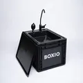 Produktbild: BOXIO Wash mobiles Waschbecken, eckig, schwarz
