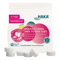 Produktbild: HAKA Spülmaschinen Mini Tabs, 75 Stück, Geschirrspültabs für kraftvolle Reinigung, für strahlendes Geschirr und Besteck, Fettlösekraft, umweltfreundlich