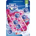 Produktbild: Henkel AG & Co. KGaA WC Frisch Kraft-Aktiv WC-Duftspüler, Blütenfrische, Toilettenspüler schützt vor Kalkablagerungen und gibt Extra-Frische ab, 1 Packung = 3 Stück à 50g W3C6
