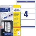 Produktbild: AVERY Zweckform L6061REV-20 Ordnerrücken Etiketten (mit ultragrip, 59 x 192 mm a