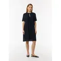 Produktbild: comma Minikleid Kleid Fließendes Plissee-Kleid aus Chiffon blau 42 EU