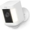 Produktbild: Ring Spotlight Cam Plus Battery, IP-Sicherheitskamera, Draußen, Kabellos, Decke/Wand, Weiß, Box - Weiß