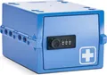 Produktbild: Lockabox Mini™ Aufbewahrungsbox mit Zahlenschloss – Abschließbarer Medikamentenschrank – Blau