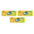Produktbild: 3x Tuc Sour Cream & Onion Gesalzener Snacks mit Sauerrahm und Zwiebel Cracker 100g Salzgebäck Knabberartikel