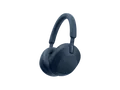 Produktbild: SONY WH-1000XM5, Noise Cancelling, Bluetooth, Hi-Res Audio, bis zu 30 Stunden Akkulaufzeit, inklusive Hardcase, iOS und Android, Over-ear Kopfhörer Bluetooth Midnight Blue