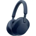 Produktbild: Sony WH-1000XM5  Over Ear Headset Bluetooth® Stereo Blau High-Resolution Audi...