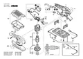 Produktbild: Bosch Ersatzteile für PSS 250 AE Schwingschleifer