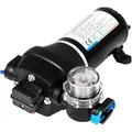 Produktbild: VEVOR Wasserpumpe Hochdruckmembran 12 V, Hochdruck Wasserpumpe 17 L/min, Selbstansaugende Membranpumpe 2m, 3-Kammer-Membran, Membranpumpe mit Wärmeschutz, für Kfz-Schifffahrt, Wohnmobile