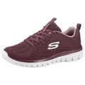 Produktbild: Skechers Graceful - Get Connected Sneaker Freizeitschuh, Halbschuh, Schnürschuh für die Maschinenwäsche geeignet rot 36 EU