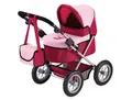 Produktbild: Bayer Puppenwagen Trendy, Prinzessin rot/rosa, inkl. Wickeltasche