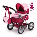 Produktbild: 4003336130140 Puppen-Kinderwagen BAYER Design Trendy 13014AA tief Pink, Burgund