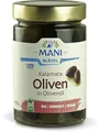Produktbild: MANI Kalamata Oliven in Olivenöl, bio, NL Fair 12 x 280 g