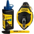 Produktbild: Stanley Schlagschnur FATMAX, 0-47-681, Set, 30m, Schnellkurbelsystem, Marker und Kreide blau