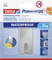 Produktbild: tesa Powerstrips Haken Large Waterproof rechteckig, Edelstahl