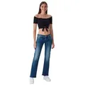 Produktbild: LTB Bootcut-Jeans Damen Jeanshose Valerie Boot Cut Fit Denim Hose mit Stretch blau 28W / 36L
