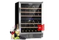 Produktbild: Klarstein Weinkühlschrank Vinovilla 50 duo, für 51 Standardflaschen á 0,75l,Wein Flaschenkühlschrank Weintemperierschrank Weinschrank Kühlschrank