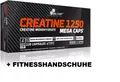 Produktbild: Olimp Creatine Mega Caps 1250 - 120 Kapseln +Überraschung Fitnesshandschuhe