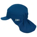 Produktbild: Sterntaler - Kid's Schirmmütze mit Nackenschutz Uni - Cap Gr 51 cm blau