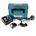 Produktbild: Makita DGA 511 RF1J Akku Winkelschleifer 18V 125mm + 1x Akku 3Ah+Lader im Makpac