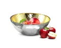 Produktbild: Schale aus Glas Obstschale  Schüssel Glasschale Salatschale 3 L Gold/Silber
