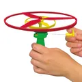 Produktbild: GÜNTHER FLUGSPIELE 1682 - Propeller Spielzeug Twirly, ca. Ø 19 cm, Fliegender Rotoren in 3 Farben, für Kinder ab 4 Jahren, inkl. Startergriff