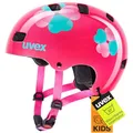 Produktbild: uvex Kid 3 - robuster Fahrradhelm für Kinder - individuelle Größenanpassung - waschbare Innenausstattung - pink Flower - 51-55 cm