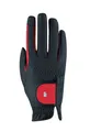 Produktbild: Roeckl Schwarz/Rot 7 1/2 Reithandschuhe Malta Handschuh