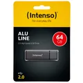 Produktbild: kQ Intenso USB Stick Alu Line 64 GB USB 2.0 Speicherstick anthrazit