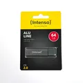 Produktbild: Intenso USB Stick 64GB Speicherstick Alu Line Anthrazit 2.0 High Speed USB-A OVP