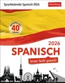 Produktbild: Spanisch Sprachkalender 2026 - Spanisch lernen leicht gemacht - Tagesabreiß