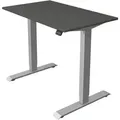 Produktbild: Kompakttisch Move 1 elektr. höhenverstellbar BxTxH 100x60cm -123cm anthrazit/silber