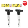 Produktbild: 2X NGK U5015 ZÜNDSPULE ZÜNDMODUL FÜR AUDI A4 A3 VW GOLF POLO PASSAT SKODA SEAT