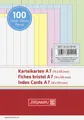 Produktbild: Karteikarte A7 lin sort 100St,