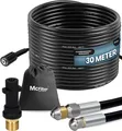 Produktbild: McFilter Hochdruckschlauch Rohrreinigungsschlauch, 30m, 200 bar, kompatibel mit Kärcher, K2 K3 K4 K5 K6 K7 mit Adapter, Düsen starr + rotierend