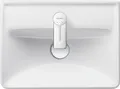 Produktbild: Duravit D-Neo Handwaschbecken, 450x335mm, 1 Hahnloch, ohne Überlauf, weiß Hochglanz, 0738450041