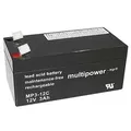 Produktbild: Multipower MP3-12C AGM 12 V 3 Ah - 6,3mm Faston