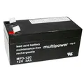 Produktbild: Multipower Blei-Akku MP3-12C Pb 12V / 3Ah Zyklenfest, Faston 6,3