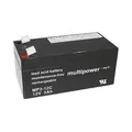 Produktbild: Multipower MP3-12C AGM 12 V 3,0Ah 6,3 mm Faston Bleiakku Wartungsfrei 1 Stück