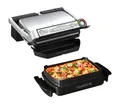 Produktbild: TEFAL Elektrischer Kontaktgrill OPTIGRILL+-SNACKING-BAKING GC714D 2000W
